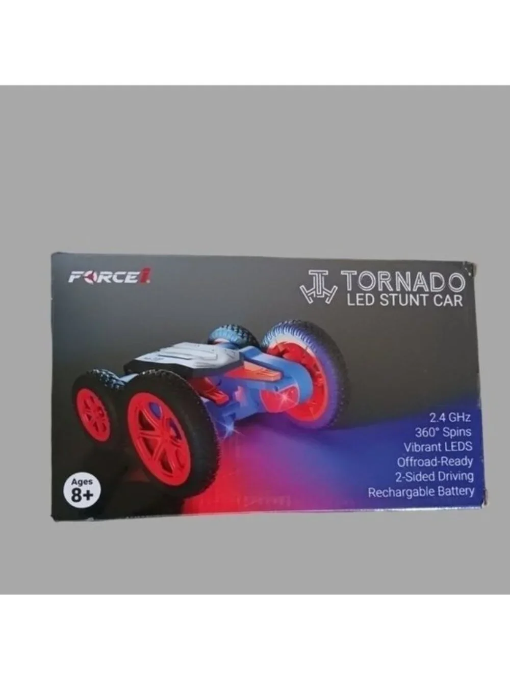 Force 1 tornado remote control red led double sided  car blue/ red color
